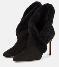Manolo Blahnik Nestanu 105 suede ankle boots