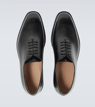 Manolo Blahnik Newley leather Oxford shoes