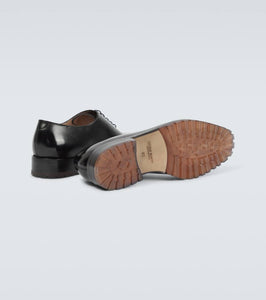 Manolo Blahnik Newley leather Oxford shoes