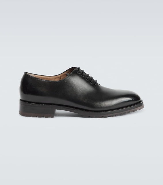 Manolo Blahnik Newley leather Oxford shoes