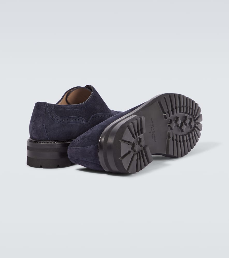 Manolo Blahnik Norton suede brogues