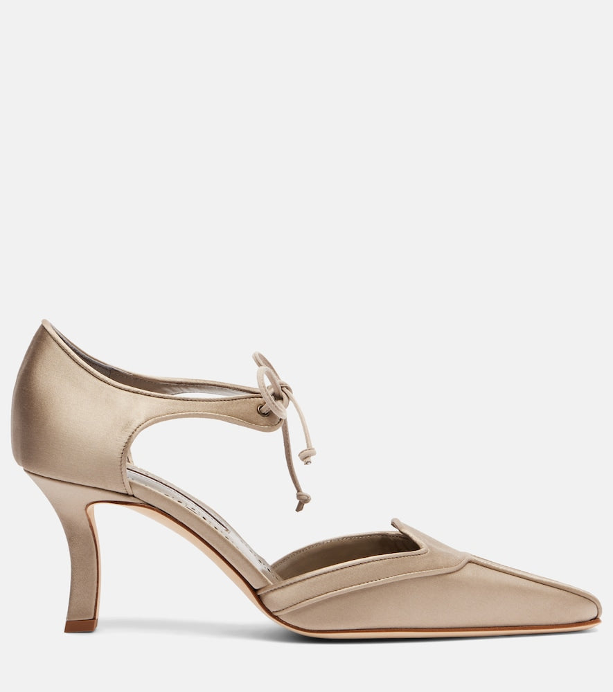 Manolo Blahnik Orata 70 satin pumps