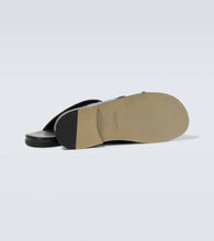 Manolo Blahnik Otawi leather slides