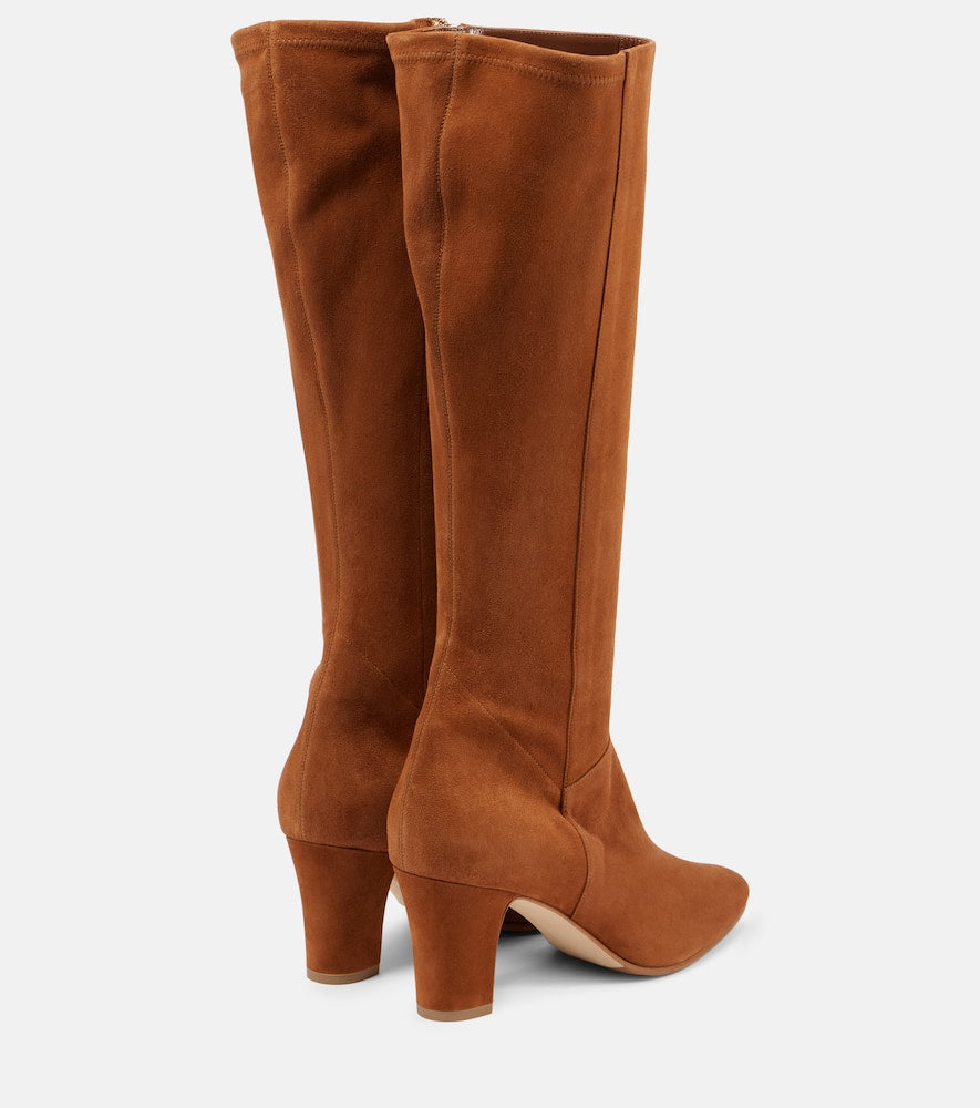 Manolo Blahnik Pitana suede knee-high boots