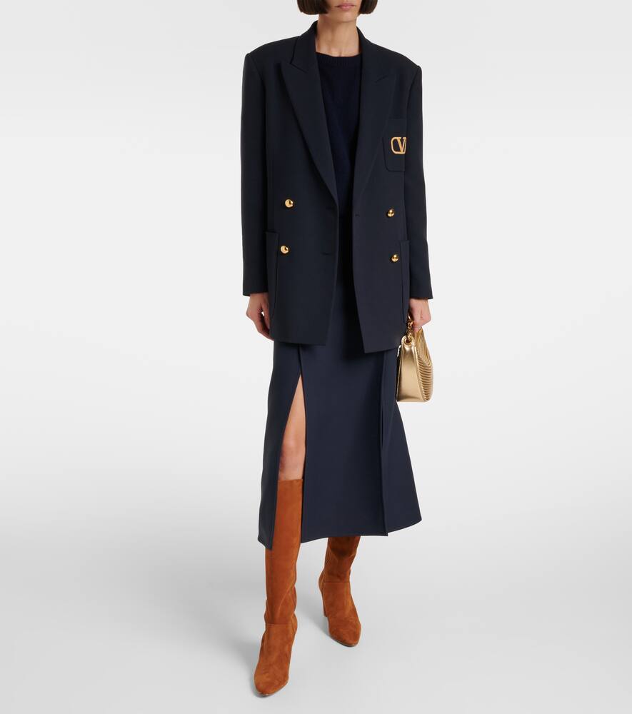 Manolo Blahnik Pitana suede knee-high boots