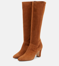 Manolo Blahnik Pitana suede knee-high boots