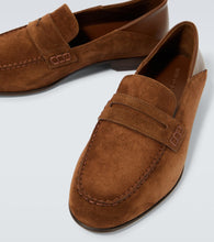 Manolo Blahnik Plymouth suede penny loafers