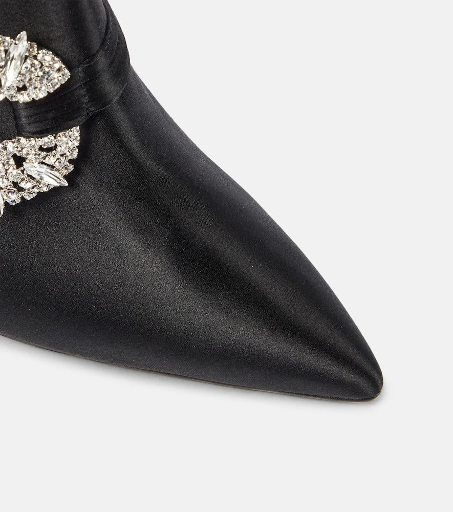 Manolo Blahnik Prabina 105 embellished ankle boots