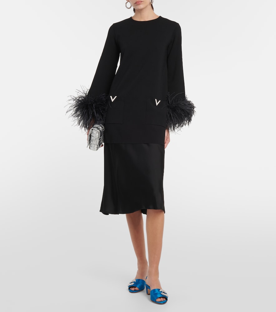 Manolo Blahnik Prinap 50 embellished satin mules