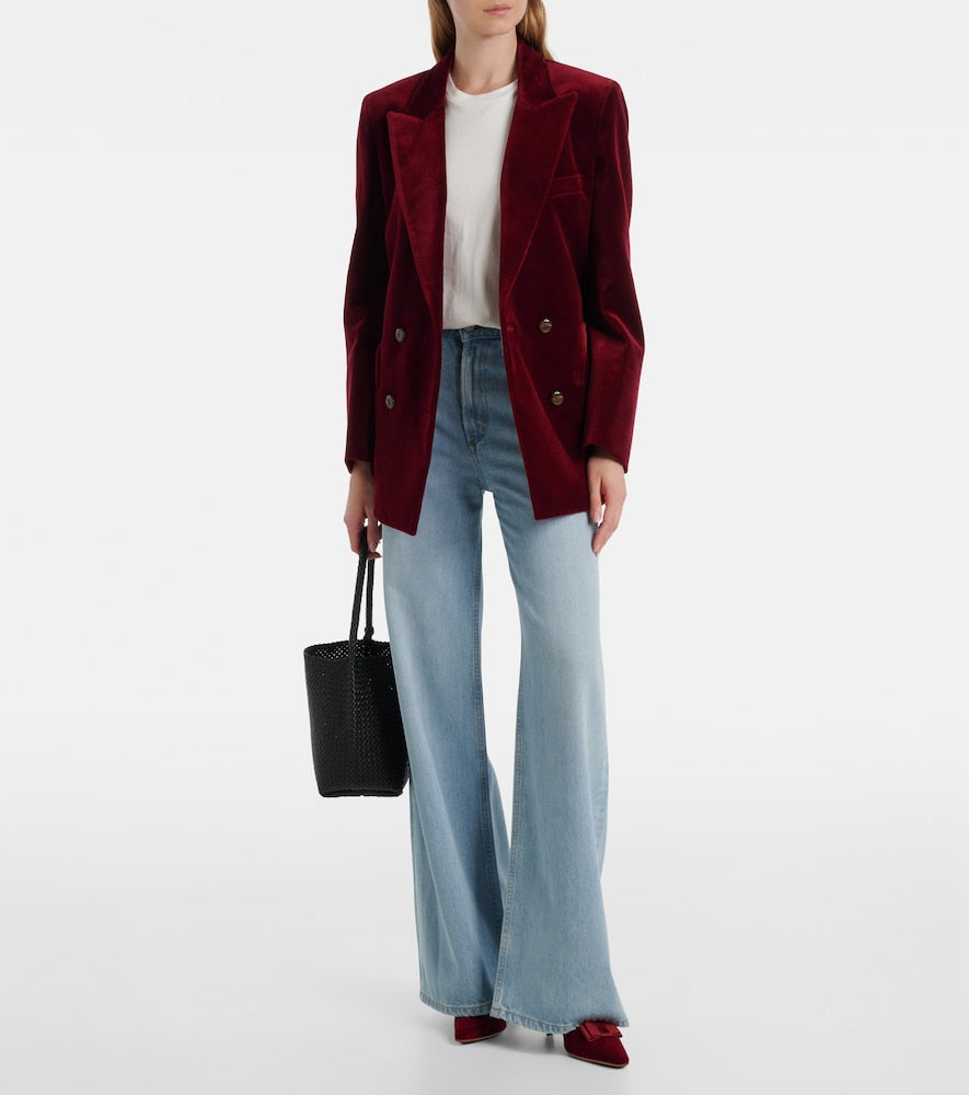 Manolo Blahnik Reador 90 velvet pumps