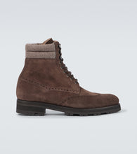 Manolo Blahnik Sapele suede lace-up boots - Manolo Blahnik Sapele 麂皮系带靴