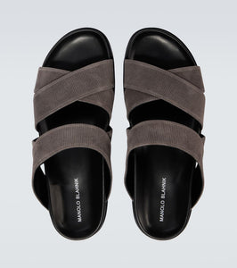 Manolo Blahnik Seaton suede sandals