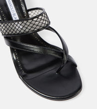 Manolo Blahnik Sulna 50 leather mules