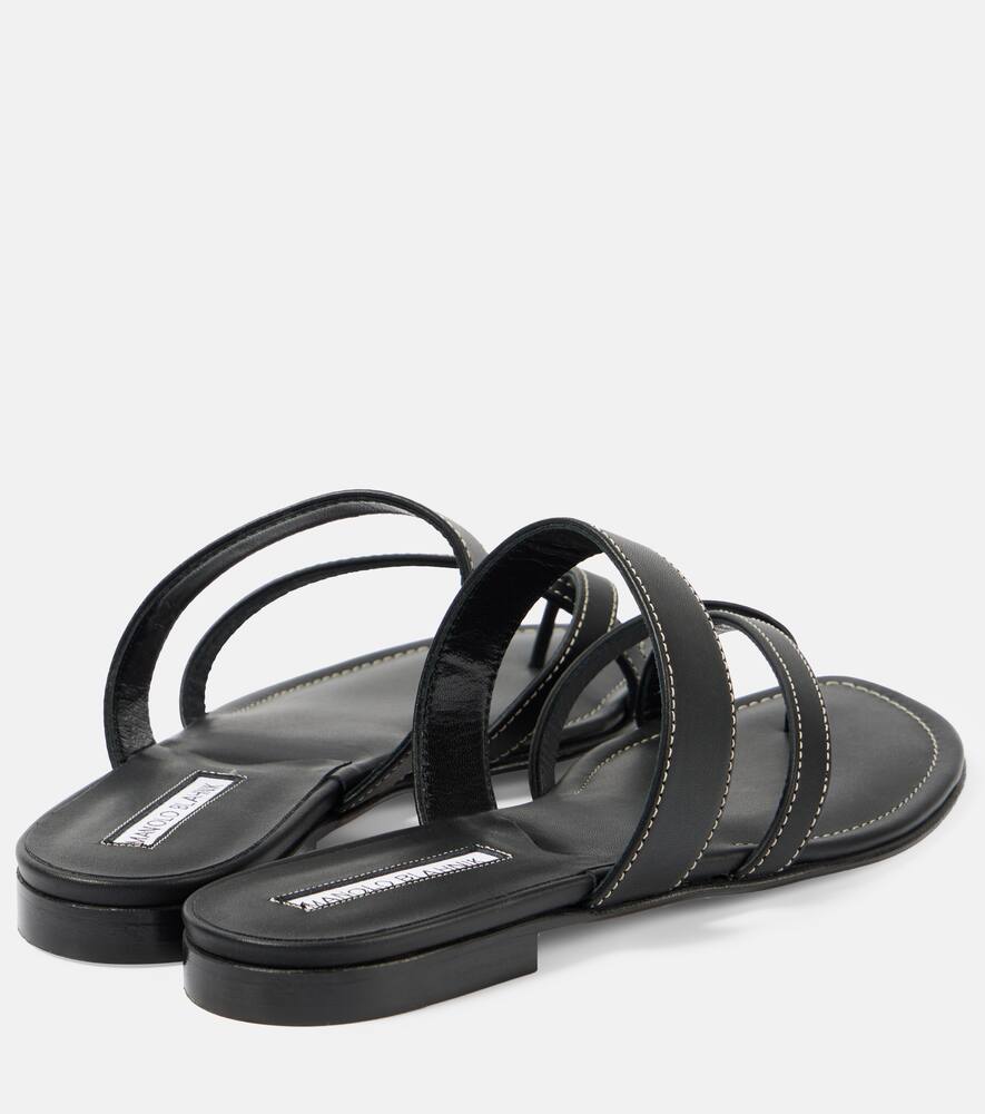 Manolo Blahnik Susacru leather thong sandals