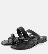 Manolo Blahnik Susacru leather thong sandals