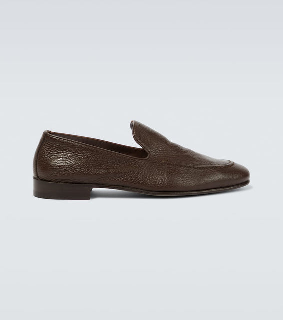 Manolo Blahnik Truro leather loafers