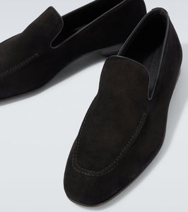 Manolo Blahnik Truro suede loafers
