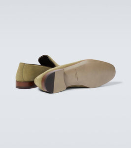 Manolo Blahnik Truro suede loafers