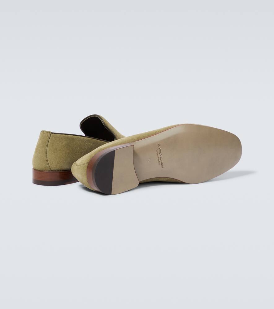 Manolo Blahnik Truro suede loafers