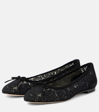 Manolo Blahnik Verizzo floral lace ballet flats