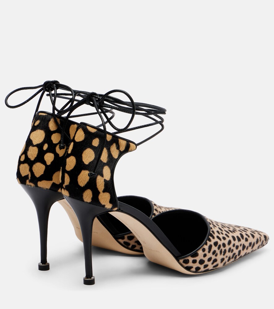 Manolo Blahnik Gambis printed calf hair pumps in Black - High-Heel Pumps