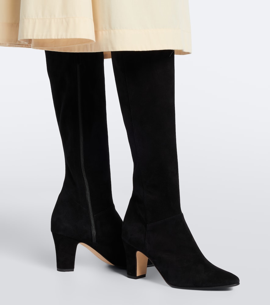 Manolo Blahnik Pitana suede knee-high boots (Black) - Knee-high Boots