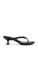 Mansur Gavriel Mari Sandal in Black | Black Heeled Sandals for Women