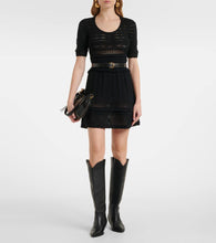 Marant Etoile Abril knitted cotton minidress