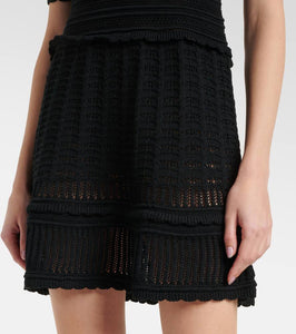 Marant Etoile Abril knitted cotton minidress