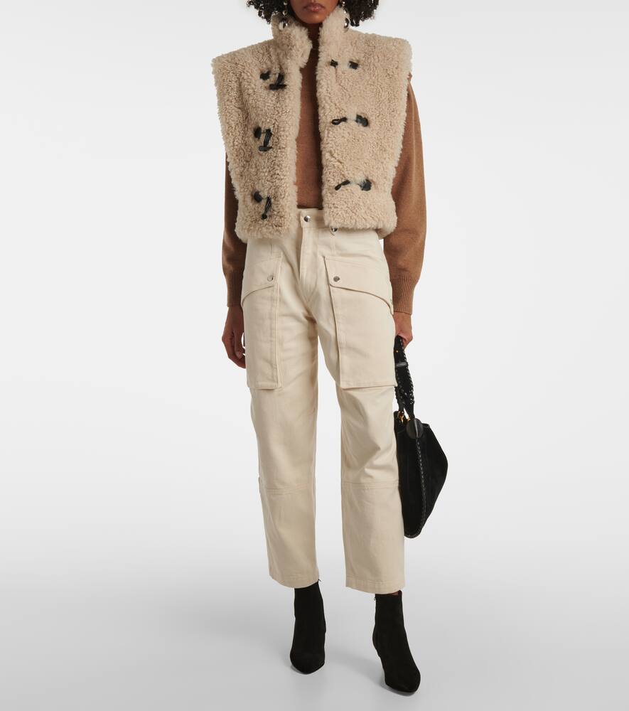 Marant Etoile Alisa faux fur vest