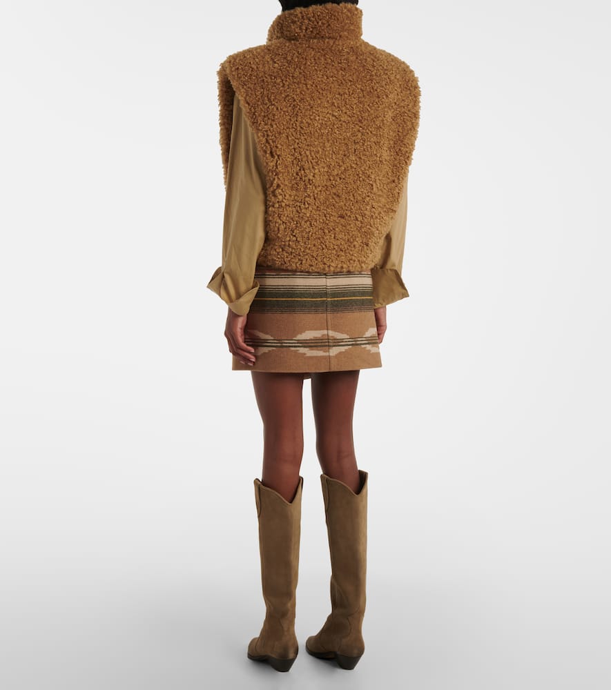Marant Etoile Alisa faux fur vest