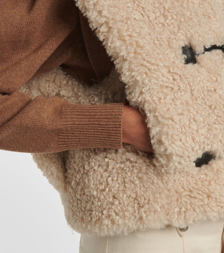 Marant Etoile Alisa faux fur vest