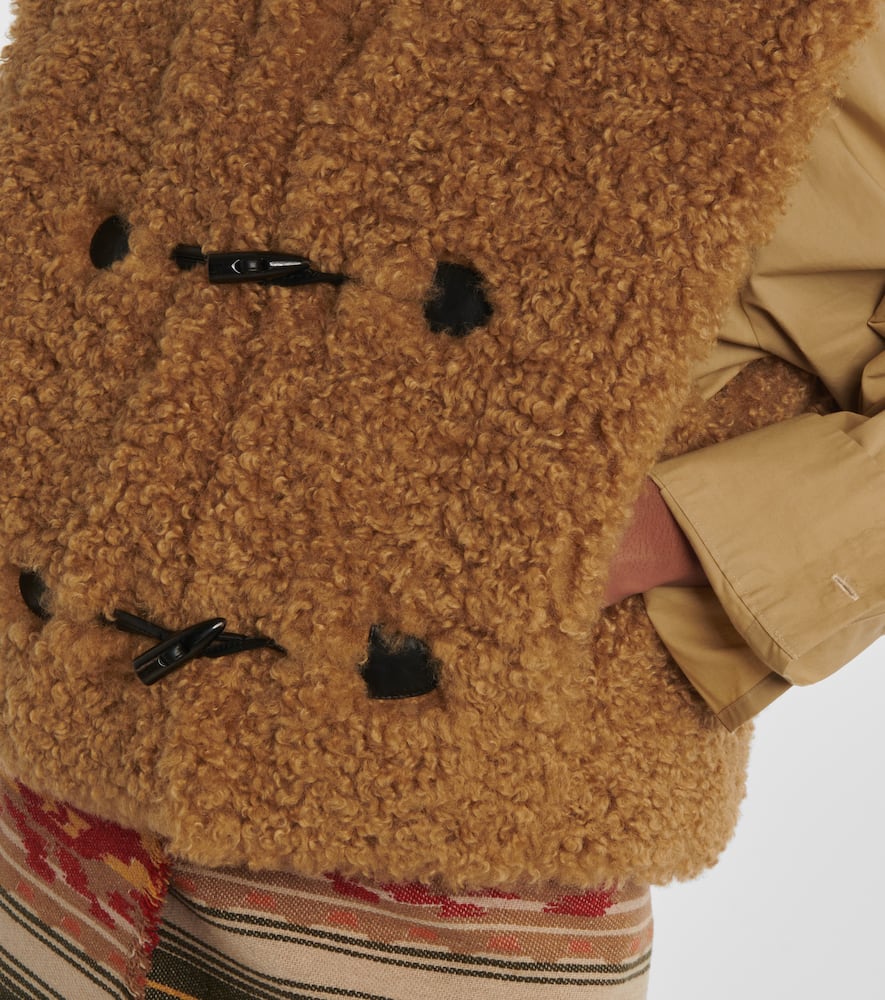Marant Etoile Alisa faux fur vest