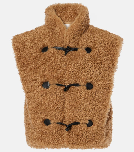 Marant Etoile Alisa faux fur vest