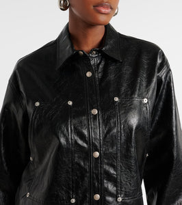 Marant Etoile Ayali faux leather minidress