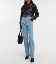 Marant Etoile Bernyga faux leather shirt