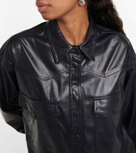 Marant Etoile Bernyga faux leather shirt