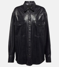 Marant Etoile Bernyga faux leather shirt