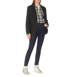 Marant Etoile Charly herringbone wool jacket