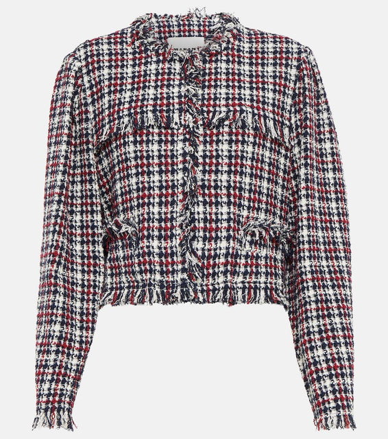 Marant Etoile Cotton-blend tweed jacket