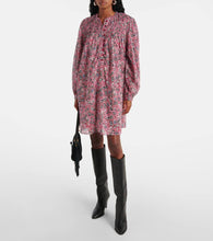 Marant Etoile Danael printed cotton voile minidress