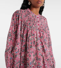 Marant Etoile Danael printed cotton voile minidress