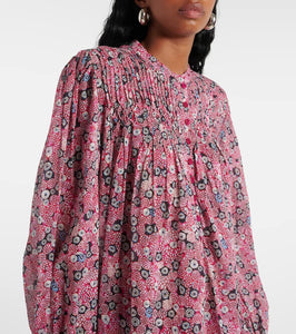 Marant Etoile Danael printed cotton voile minidress
