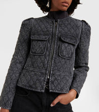 Marant Etoile Deliona quilted denim jacket