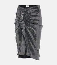 Marant Etoile Dolene ruffled sequined tulle skirt - Marant Etoile Dolene 荷叶边亮片薄纱裙