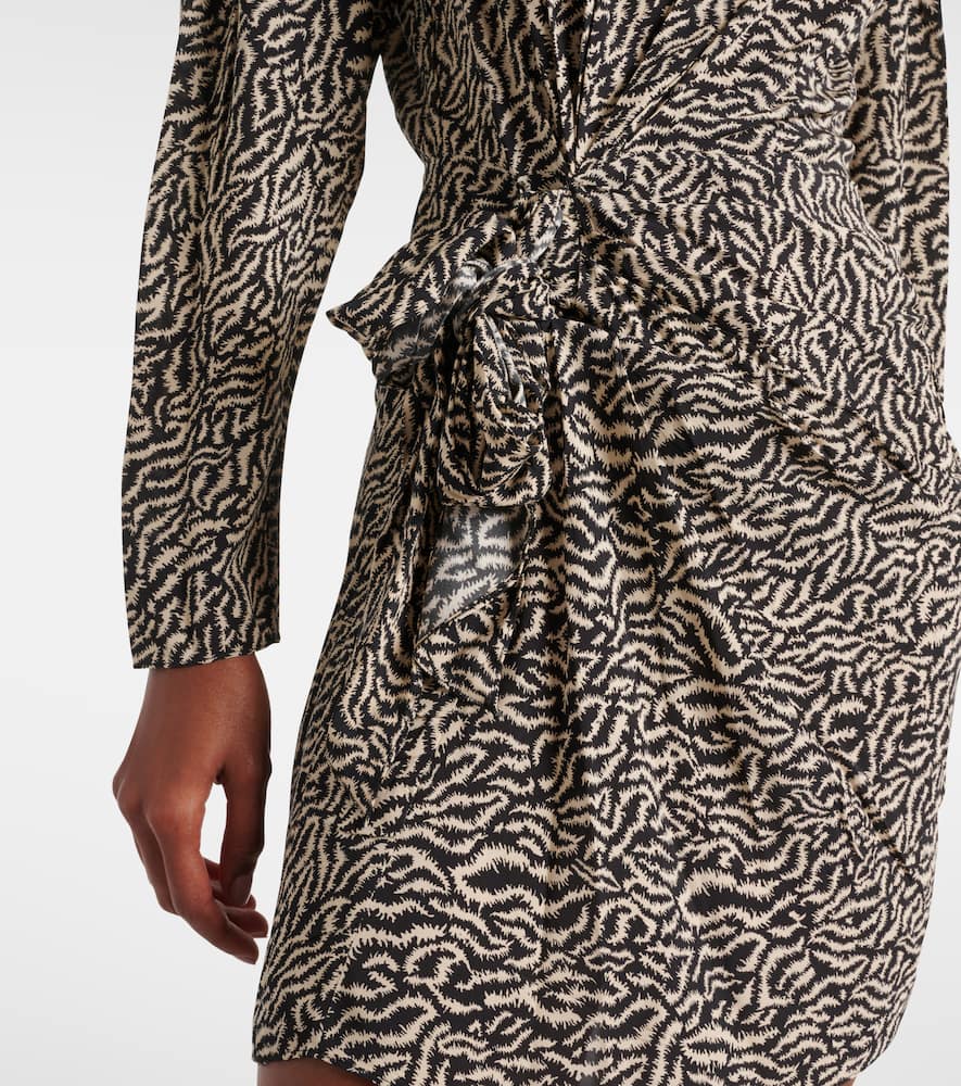 Marant Etoile Dulce printed gathered minidress