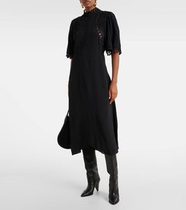 Marant Etoile Elidia lace-trimmed midi dress