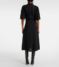 Marant Etoile Elidia lace-trimmed midi dress