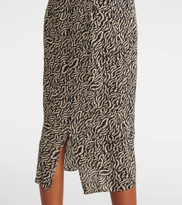 Marant Etoile Epolia printed midi dress