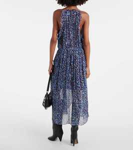 Marant Etoile Fadelo printed muslin midi dress